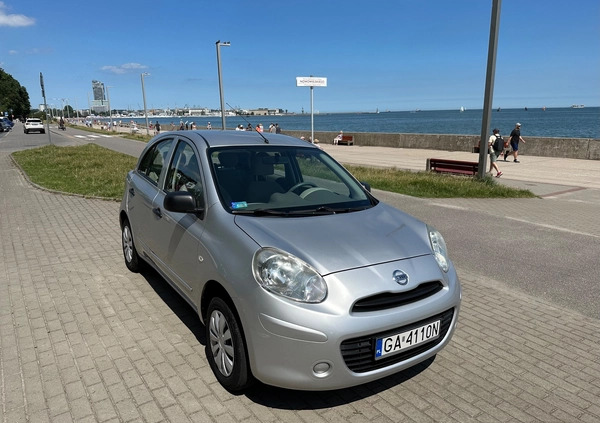 Nissan Micra cena 29000 przebieg: 104500, rok produkcji 2011 z Gdynia małe 137